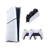 Sony Playstation 5 Slim Dijital + 2. Dualsense Ps5 Kol + Şarj Istasyonu (Ithalatçı Garantili) - 1