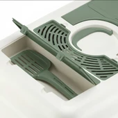 BvLX  5092 Kapalı Büyük Boy Kedi Tuvaleti XXL thumbnail 7