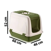 BvLX  5092 Kapalı Büyük Boy Kedi Tuvaleti XXL thumbnail 10