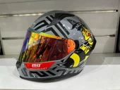 KASK MTS PRO 910 BEE GÜNEŞ GÖZLÜKLÜ GRİ - 1