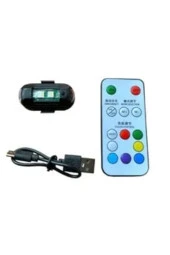 Lamba Uçak Kanadı Çakar Şarjlı Rgb Kumandalı - 1