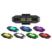 Lamba Uçak Kanadı Çakar Şarjlı Rgb Kumandalı - 3