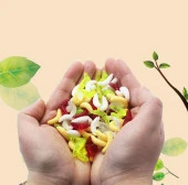 Valkyrie 200 Adet 2,4cm Yumuşak Silikon Kurtçuk Olta Balık Yemi - 4 Farklı Renk - Fosforlu - 6