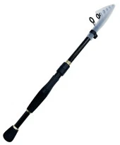 Valkyrie 2.4m Karbon Fiber Spinning 10-40gr LRF Olta Kamış - Ultra Hafif 125gr - Spin ve Baitcasting At Çek - 2kg taşıma - 8 Boğum Teleskopik - 3