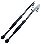 Valkyrie 2.4m Karbon Fiber Spinning 10-40gr LRF Olta Kamış - Ultra Hafif 125gr - Spin ve Baitcasting At Çek - 2kg taşıma - 8 Boğum Teleskopik - 4