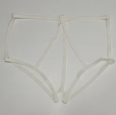 ASM1278 Kadın Ekru Karamis Boxer Şort - 5