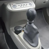 Balp Universal Siyah Yuvarlak Silikon Vites Topuzu Kılıfı - 3