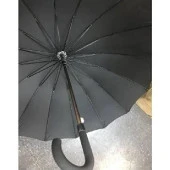 Real Star Fiber 16 Telli Protokol Büyük Boy Baston Siyah Şemsiye thumbnail 4