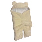 Miracix 0-7 Ay Bebek Dış Kundak Uyku Tulumu Welsoft Peluş - 5