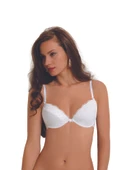 Beyaz Çıkarılabilir Destekli Dantel Detaylı Sütyen thumbnail 1