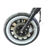 Atlas Motor 10 Jant Motosiklet Lastik Yanağı Beyaz 2 Adet Yanak - 1