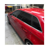 Audi A3 SD Cam Çerçevesi 10 Parça 2013-2023 Komple Set Paslanmaz Çelik Krom Cam Çıtası - 4