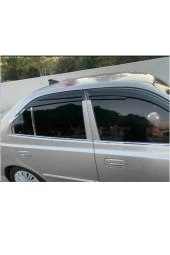 Hyundai Accent Admira 2000-20005 Uyumlu 4 Parça Cam Çıtası Krom Paslanmaz Çelik milemyum - 1