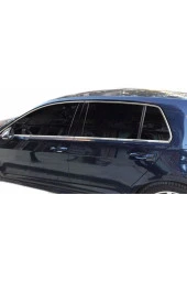 VW Golf 7.5 Krom Cam Çerçevesi 12 Parça 2022-2024 Cam Çıtası Paslanmaz Çelik Full Set - 3