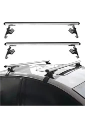 Honda Civic (2012-2015) Alüminyum Oluksuz Tip Port Bagaj Tavan Çıtası Ara Atkı Kapıdan Sıkıştırmalı thumbnail 1