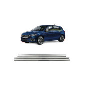 Otomotiv Fiat Egea Cross 2020-2025 Krom Cam Çıtası 4 Parça Paslanmaz Çelik - 1