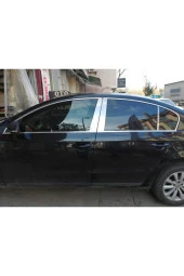 Volkswagen Passat B7 Krom Cam Direği (2012 - 2013) Paslanmaz Çelik 6 Parça - 1