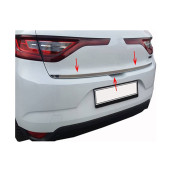 Renault Megane 4 Sedan ( 2016-2023 ) Krom Bagaj Alt Çıtası Paslanmaz Çelik - 1