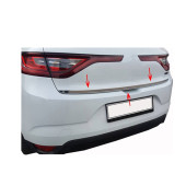 Renault Megane 4 Sedan ( 2016-2023 ) Krom Bagaj Alt Çıtası Paslanmaz Çelik - 3