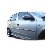 Opel Corsa C (2000-2007) Krom Cam Çıtası Paslanmaz Çelik 4 Parça - 2