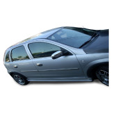 Opel Corsa C (2000-2007) Krom Cam Çıtası Paslanmaz Çelik 4 Parça - 3