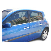 Renault Megane 2 Hb Krom Cam Çıtası 2003-2010 Paslanmaz Çelik 4 Parça - 1
