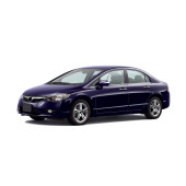 Honda Civic (2006-2011 ) Paslanmaz Krom Cam Çıtası 6 Parça - 1