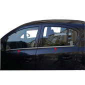 Opel Corsa D (2007-2015) Krom Cam Çıtası Paslanmaz Çelik 6 Parça - 2