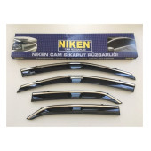 Niken Marka Honda Civic Fc5 2016-2021 Kromlu Cam Rüzgarlığı 4lü Mugen - 3