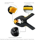 Çok Amaçlı Abs Plastik Yaylı Kelepçe Tablet Telefon Lcd Ekran Sabitleme Maşası (10 Adet) thumbnail 5