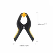 Çok Amaçlı Abs Plastik Yaylı Kelepçe Tablet Telefon Lcd Ekran Sabitleme Maşası (10 Adet) thumbnail 3