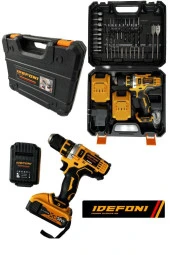 Matkap Çok Amaçlı Kablosuz Delme Vidalama Şarjlı Matkap Yedek Bataryalı - 2