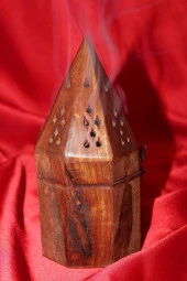 Ahşap Piramit Konik Tütsülük Sekizgen Uzun thumbnail 1