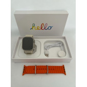 Hello Watch 3  4GB Hafıza ve Aksesuar Bağlantılı 3 Kordonlu Amoled Ekran Watch 8 Ultra Max Akıllı Saat - 4