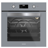 Silverline BO6502S02 72 LT Ankastre Fırın Gri cam - 1