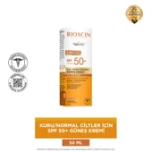 Bioxcin Suncare Kuru ve Normal Ciltler İçin Güneş Kremi SPF50+ 50ml thumbnail 2