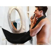 Magic Lady Saç Sakal Kesme Traş Önlüğü Örtüsü Evde Traş Önlük Vantuzlu Beyaz thumbnail 5