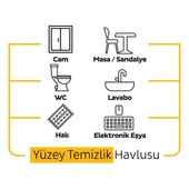 Sleepy Easy Clean Yüzey Temizlik Havlusu 100 Yaprak Arap Sabunlu Plstk Kapak (2 Li Set) 200 Yaprak - 5