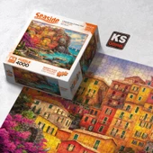 KS Games 4000 Parça  Cinque Terre'de Güzel Bir Gün Puzzle thumbnail 3