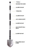 Anatolian Shield Kampçı Küreği Karbon - 3