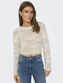 ONLY Bayan Arkası Dekolteli Örme Kazak 15317706 thumbnail 1