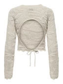 ONLY Bayan Arkası Dekolteli Örme Kazak 15317706 thumbnail 7