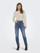 ONLY Bayan Arkası Dekolteli Örme Kazak 15317706 thumbnail 3