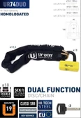 URBAN SECURITY UR74-120 13.5 MM 120CM KEMENT ZİNCİR KİLİT - 2