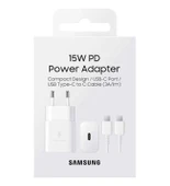 SAMSUNG POWER ADAPTER 15W PD TYPE-C EPT1510X BEYAZ thumbnail 2