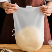 Ayt Sunup Silikon Hamur Yoğurma Torbası Hamur Sıkma Torbası - 3