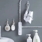 3B Trend Yapışkanlı Mini 20LI Klips USB Pc Adaptör Kablo Tutucu Aparat Şeffaf thumbnail 5