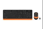 A4 TECH FG1010 Q 2.4 GHZ USB TURUNCU KLAVYE+MOUSE KABLOSUZ SET - 1