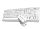 A4 TECH FG1010 Q 2.4 GHZ USB BEYAZ KLAVYE+MOUSE KABLOSUZ SET - 1
