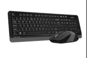 A4 TECH FG1010 Q 2.4 GHZ USB GRİ KLAVYE+MOUSE KABLOSUZ SET - 2